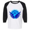 Raglan Three-Quarter Sleeve Baseball T-Shirt Vignette