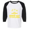 Raglan Three-Quarter Sleeve Baseball T-Shirt Vignette