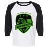 Raglan Three-Quarter Sleeve Baseball T-Shirt Vignette