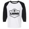 Raglan Three-Quarter Sleeve Baseball T-Shirt Vignette