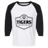 Raglan Three-Quarter Sleeve Baseball T-Shirt Vignette