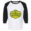 Raglan Three-Quarter Sleeve Baseball T-Shirt Vignette