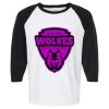 Raglan Three-Quarter Sleeve Baseball T-Shirt Vignette