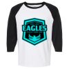 Raglan Three-Quarter Sleeve Baseball T-Shirt Vignette