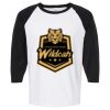 Raglan Three-Quarter Sleeve Baseball T-Shirt Vignette