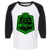 Raglan Three-Quarter Sleeve Baseball T-Shirt Vignette