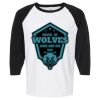 Raglan Three-Quarter Sleeve Baseball T-Shirt Vignette