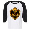Raglan Three-Quarter Sleeve Baseball T-Shirt Vignette