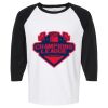 Raglan Three-Quarter Sleeve Baseball T-Shirt Vignette