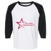 Raglan Three-Quarter Sleeve Baseball T-Shirt Vignette