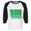 Raglan Three-Quarter Sleeve Baseball T-Shirt Vignette