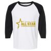 Raglan Three-Quarter Sleeve Baseball T-Shirt Vignette