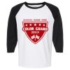 Raglan Three-Quarter Sleeve Baseball T-Shirt Vignette