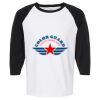 Raglan Three-Quarter Sleeve Baseball T-Shirt Vignette