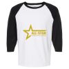 Raglan Three-Quarter Sleeve Baseball T-Shirt Vignette