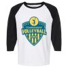Raglan Three-Quarter Sleeve Baseball T-Shirt Vignette