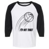 Raglan Three-Quarter Sleeve Baseball T-Shirt Vignette