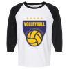 Raglan Three-Quarter Sleeve Baseball T-Shirt Vignette