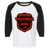 Raglan Three-Quarter Sleeve Baseball T-Shirt Vignette