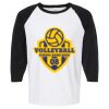 Raglan Three-Quarter Sleeve Baseball T-Shirt Vignette