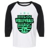 Raglan Three-Quarter Sleeve Baseball T-Shirt Vignette