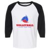 Raglan Three-Quarter Sleeve Baseball T-Shirt Vignette