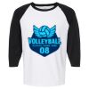 Raglan Three-Quarter Sleeve Baseball T-Shirt Vignette