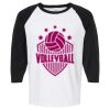 Raglan Three-Quarter Sleeve Baseball T-Shirt Vignette