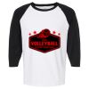 Raglan Three-Quarter Sleeve Baseball T-Shirt Vignette