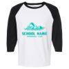 Raglan Three-Quarter Sleeve Baseball T-Shirt Vignette