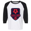 Raglan Three-Quarter Sleeve Baseball T-Shirt Vignette