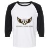 Raglan Three-Quarter Sleeve Baseball T-Shirt Vignette