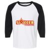 Raglan Three-Quarter Sleeve Baseball T-Shirt Vignette