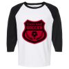 Raglan Three-Quarter Sleeve Baseball T-Shirt Vignette