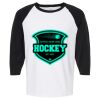 Raglan Three-Quarter Sleeve Baseball T-Shirt Vignette