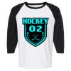 Raglan Three-Quarter Sleeve Baseball T-Shirt Vignette