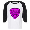 Raglan Three-Quarter Sleeve Baseball T-Shirt Vignette