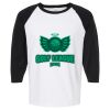 Raglan Three-Quarter Sleeve Baseball T-Shirt Vignette