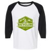 Raglan Three-Quarter Sleeve Baseball T-Shirt Vignette