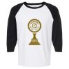 Raglan Three-Quarter Sleeve Baseball T-Shirt Vignette