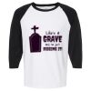 Raglan Three-Quarter Sleeve Baseball T-Shirt Vignette