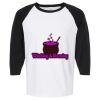 Raglan Three-Quarter Sleeve Baseball T-Shirt Vignette