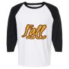 Raglan Three-Quarter Sleeve Baseball T-Shirt Vignette