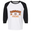 Raglan Three-Quarter Sleeve Baseball T-Shirt Vignette