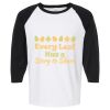Raglan Three-Quarter Sleeve Baseball T-Shirt Vignette