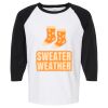 Raglan Three-Quarter Sleeve Baseball T-Shirt Vignette