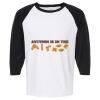 Raglan Three-Quarter Sleeve Baseball T-Shirt Vignette