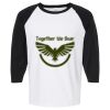 Raglan Three-Quarter Sleeve Baseball T-Shirt Vignette