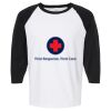 Raglan Three-Quarter Sleeve Baseball T-Shirt Vignette