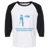 Raglan Three-Quarter Sleeve Baseball T-Shirt Vignette